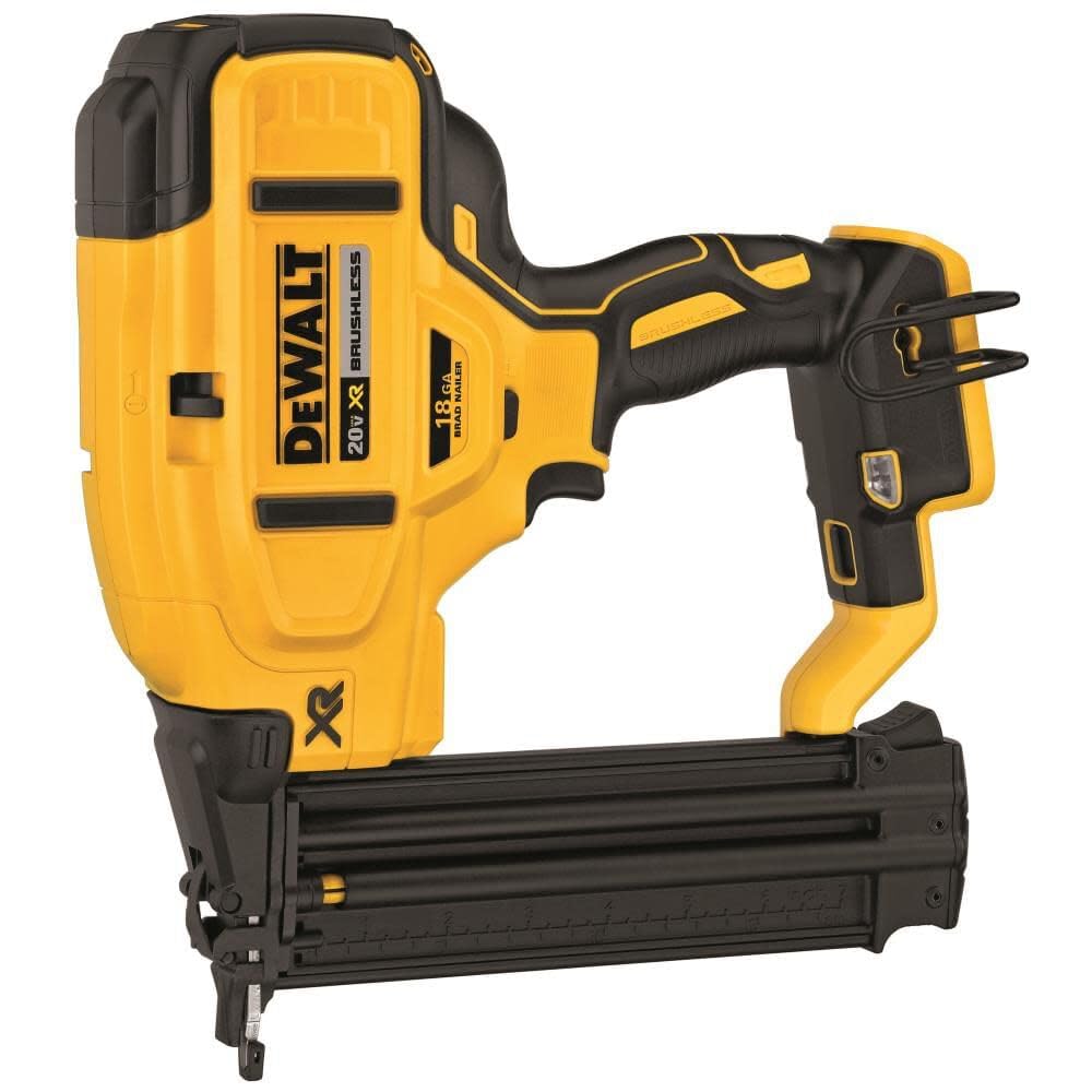 DEWALT DCN680B belt hook keeps the tool within reach
