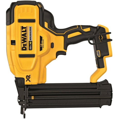 DEWALT DCN680B cordless brad nailer in use delivers precise trim fastening