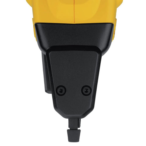 DEWALT DCN681B flooring underlayment installation example with narrow crown staples.