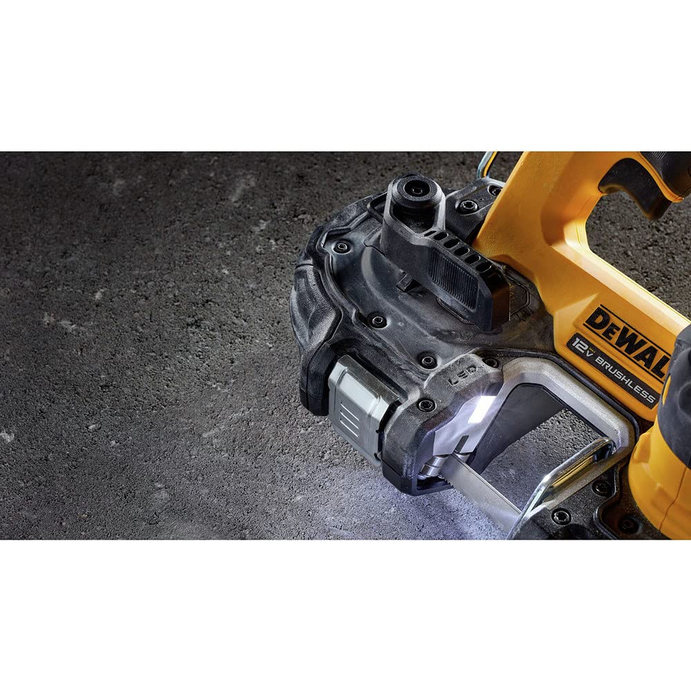 DEWALT DCS375B 1-3/4 inch cut capacity for small-diameter metal