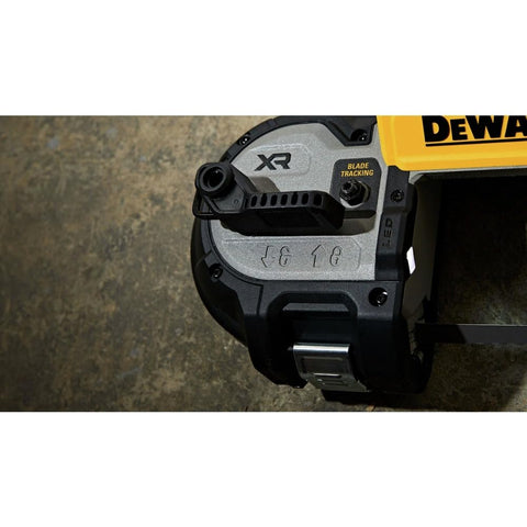 DEWALT DCS378B lanyard-ready tether point for safety on site