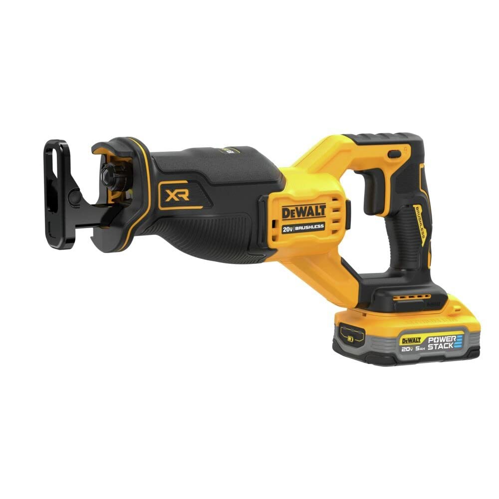 Compact design of DEWALT DCS382H1 allows easy maneuvering in tight spaces.
