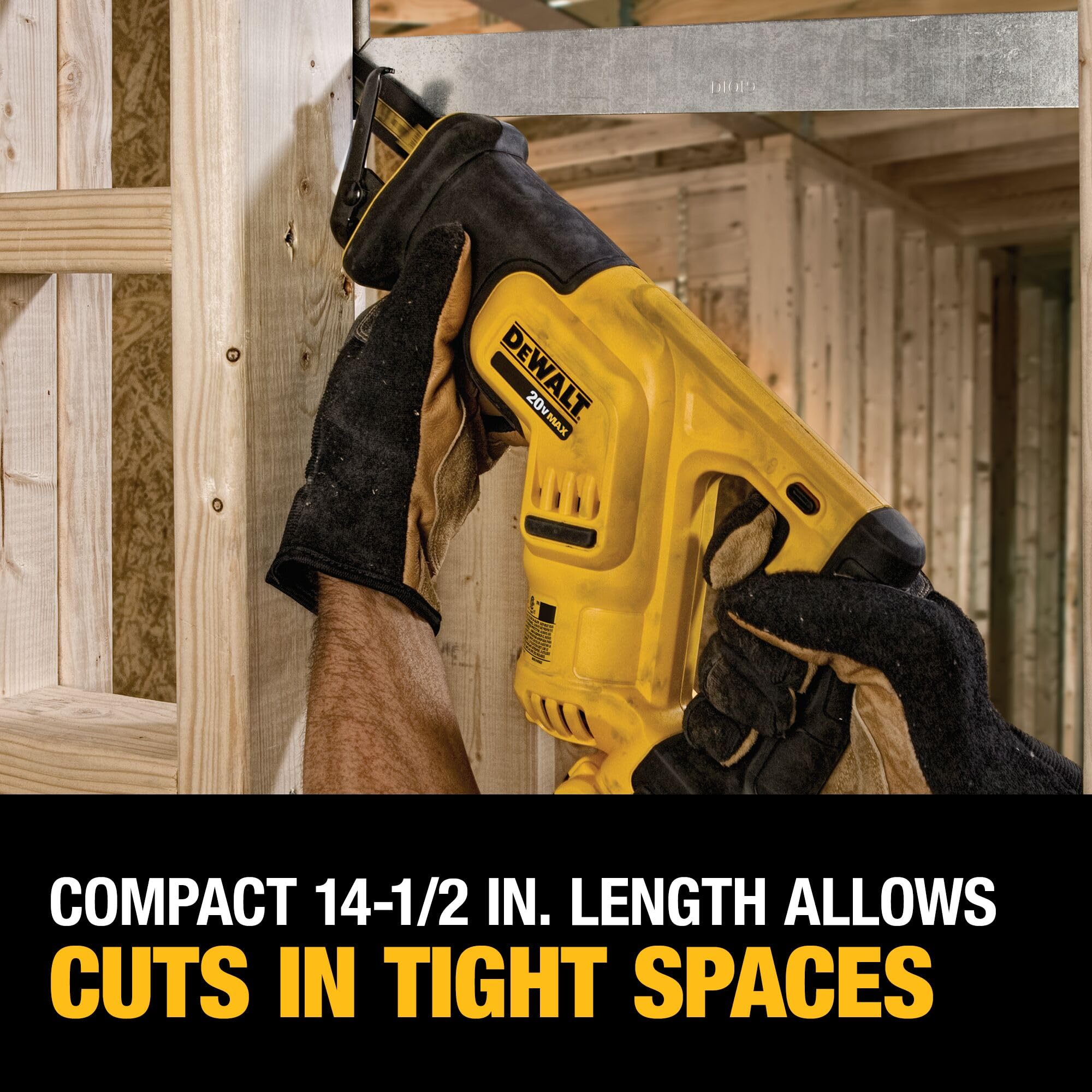 DEWALT DCS387D1 variable speed up to 2900 SPM for control.