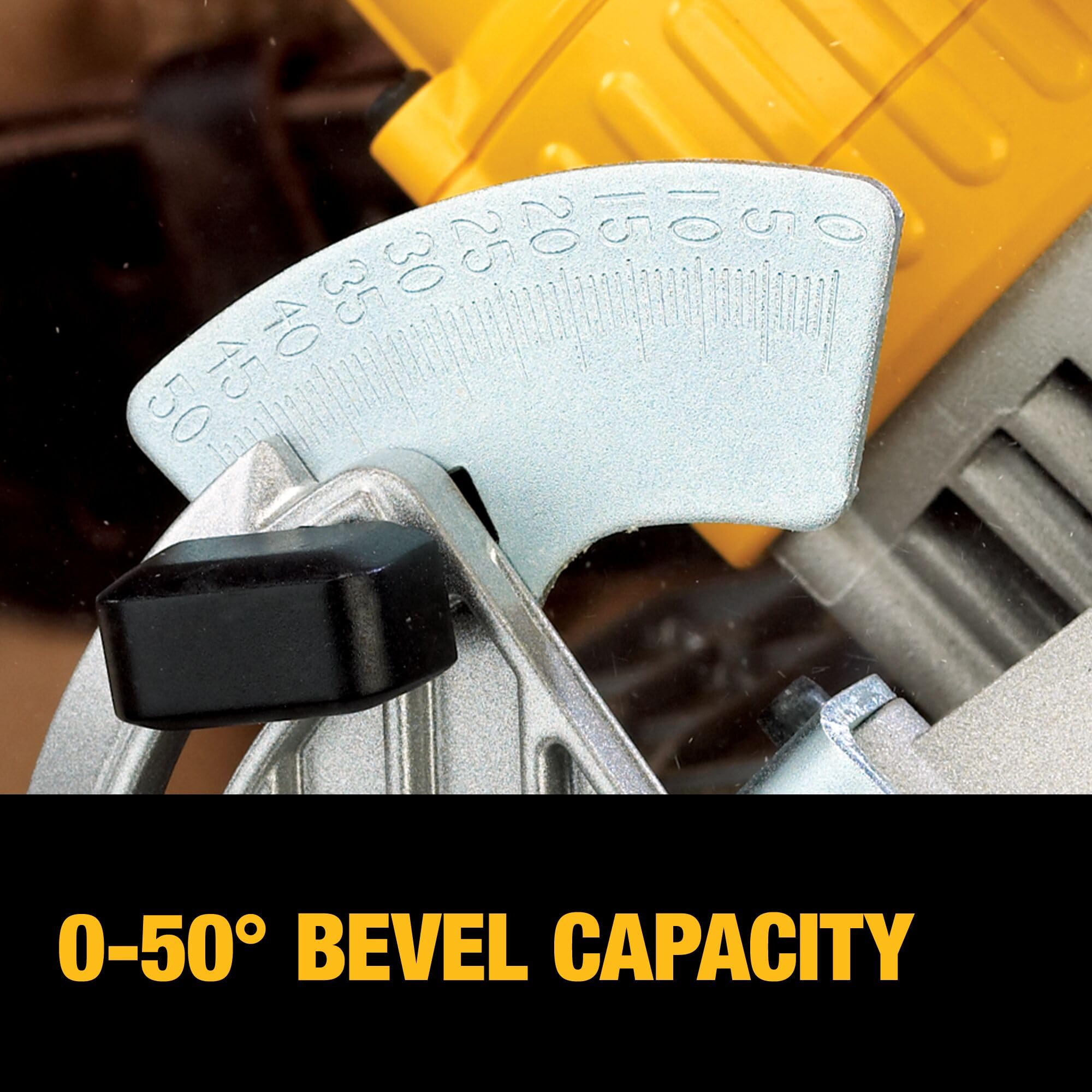 DEWALT DCS391P1 compact design aids balance and maneuverability