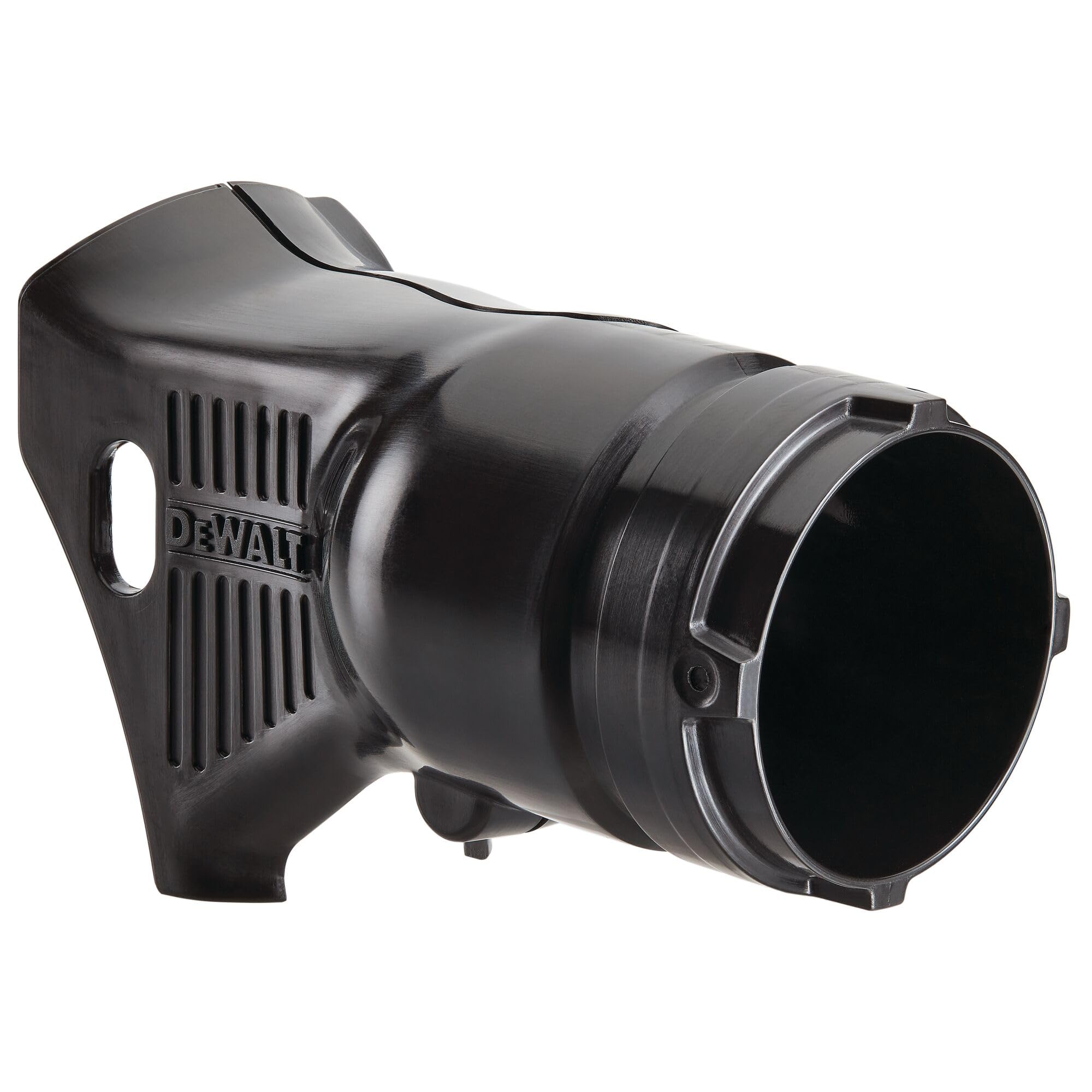 Optional dust chute helps keep the work area cleaner.