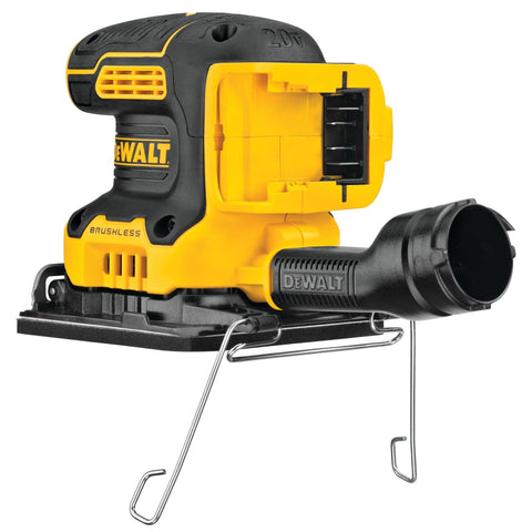 DEWALT DCW200B variable speed dial lets you tailor sanding speeds.