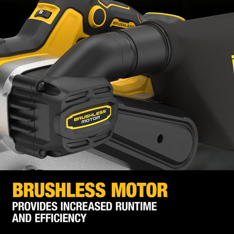 DEWALT DCW220B auxiliary handle for two-handed control