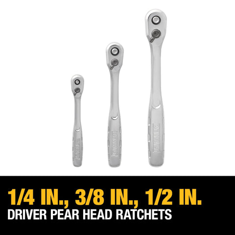 DEWALT DirectTorque sockets minimize rounding and maximize grip during tough assemblies.