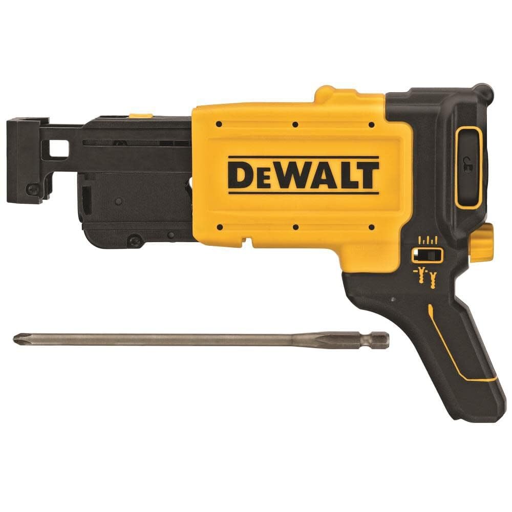 DEWALT attachment with removable shoe enables access to tight corners