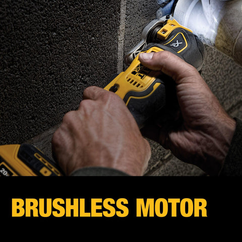 DEWALT Dual Grip trigger provides precise control during use
