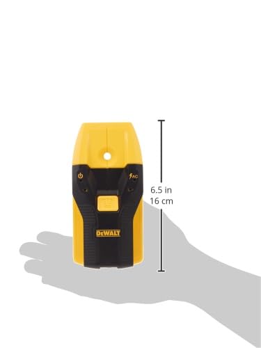 DEWALT DW0100 detects wood and metal up to 3/4 inch for versatile framing.