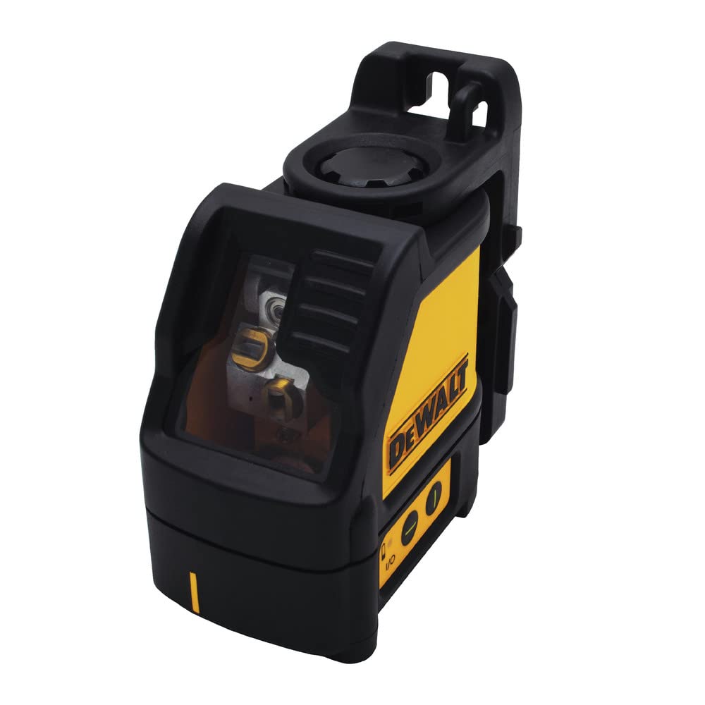Bright green beam enhances visibility for wall alignment and hanging tasks with DEWALT DW088CG.