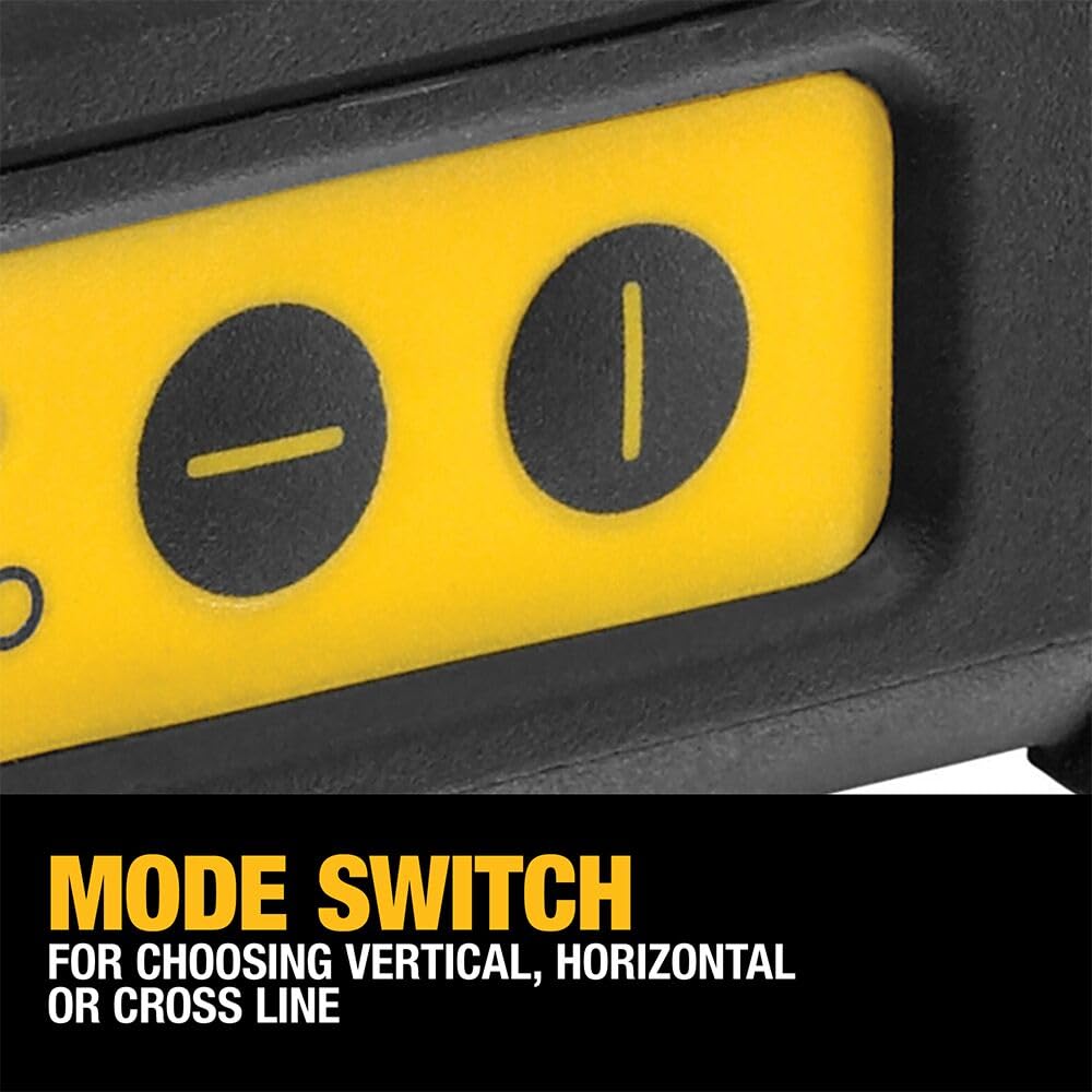 DEWALT DW088K line laser 165 ft range with detector expands layout reach.