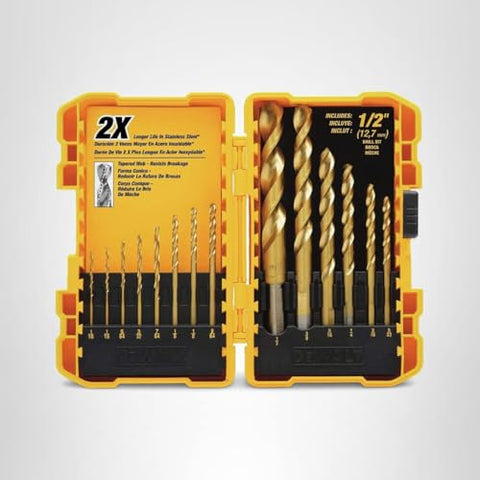 DEWALT DW1341 drilling metal, wood, and plastics for versatile use