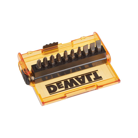 DEWALT DW2097CS compact carrying case keeps the 14-piece set organized
