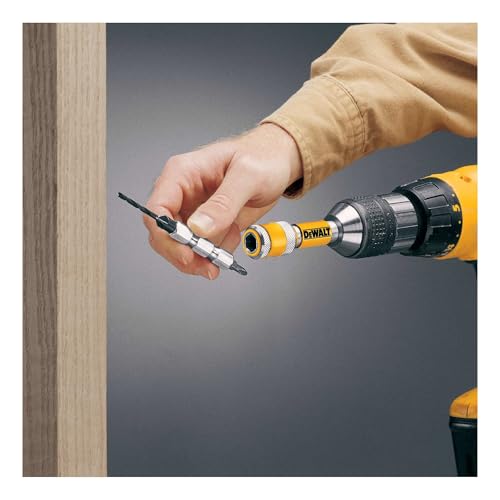 DEWALT DW2701 close-up of #8 drill bit for precise starts