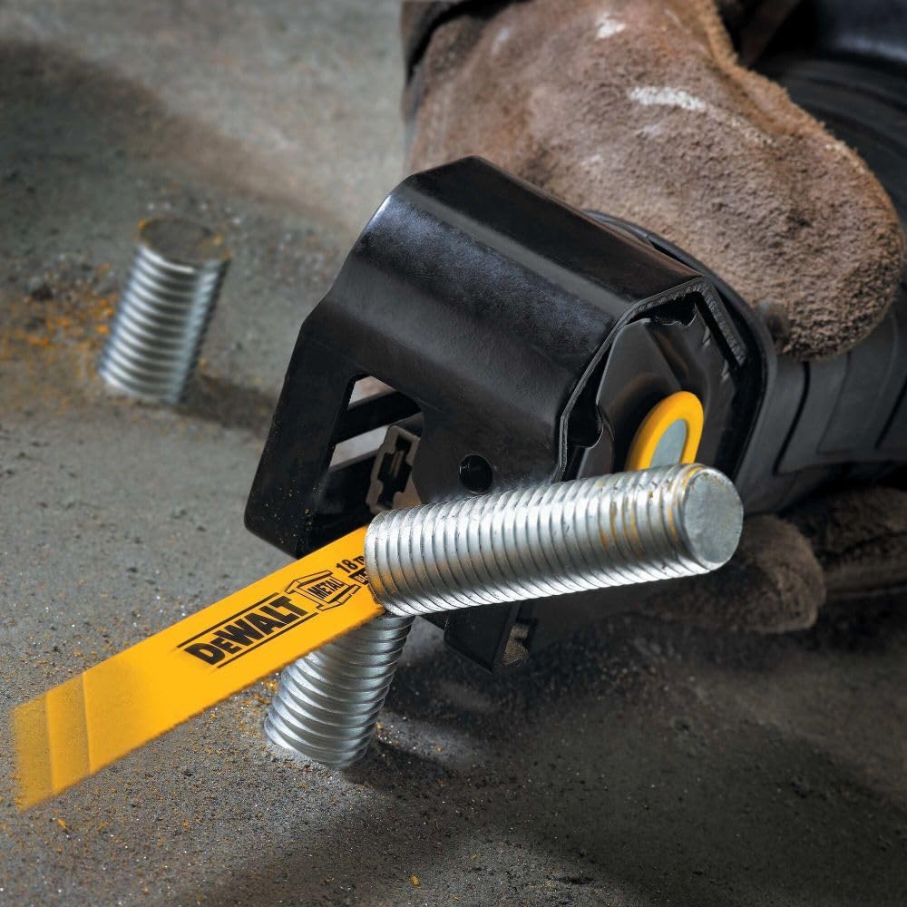 DEWALT DW4892 demolition blade, nine-inch, 10-TPI, for heavy-duty jobs.