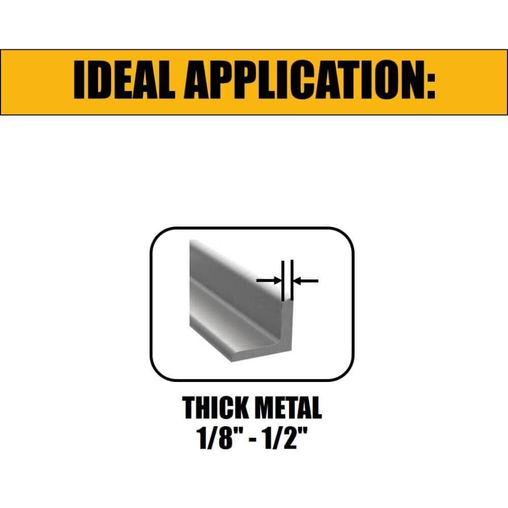DEWALT DW4898 metal blade 6in 18tpi straight back for tough metal cutting.