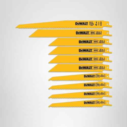DEWALT DW4898 compact tough-case with blades for organized tool storage.