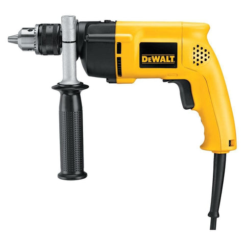 DEWALT DW511 in-action hammer mode drilling concrete for masonry tasks