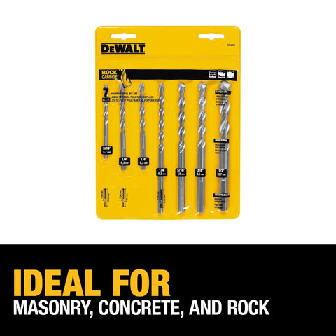 DEWALT DW5207 four-flute design emphasizes debris clearance during drilling