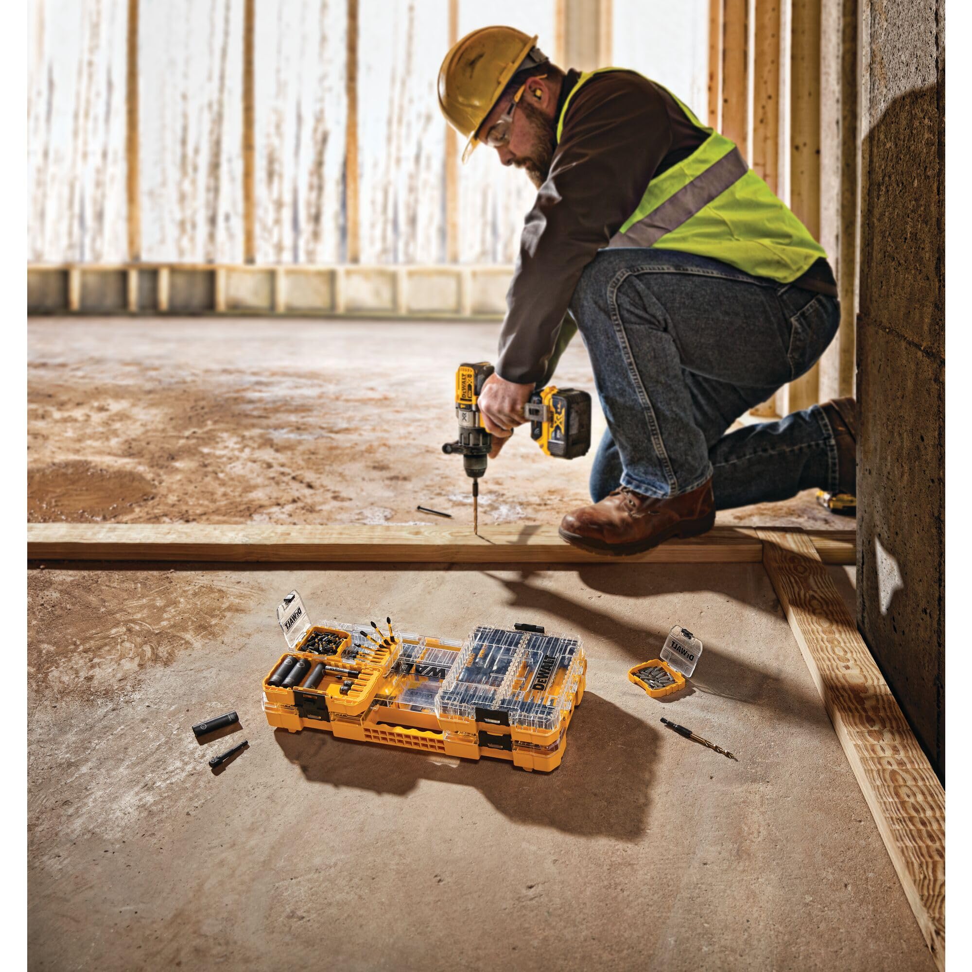 DEWALT DWA2NGFT40IR small bulk storage fits inside ToughCase+.