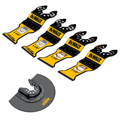 DEWALT DWA425SET plungepoint blade close-up for precise plunge cuts in tight spots