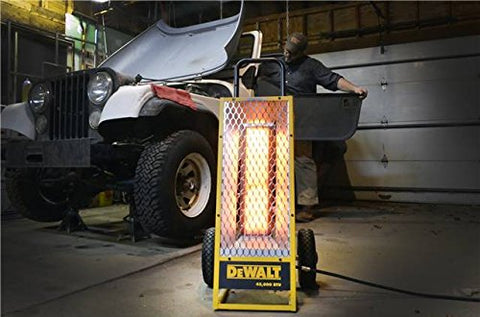 DeWALT DXH45LP portable frame with folding handles for easy transport.