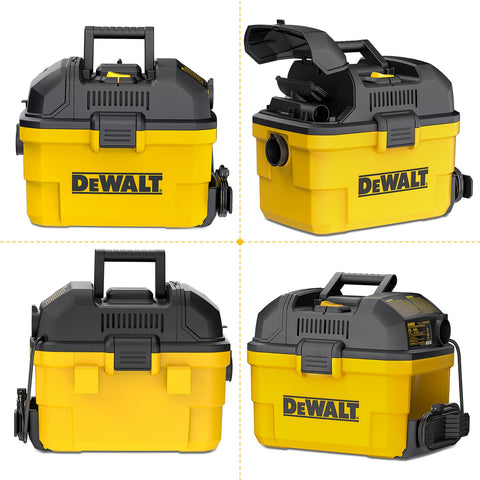 DEWALT DXV06G large accessory bag storage for easy organization