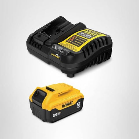 DEWALT 20V MAX ecosystem compatibility for flexible charging options