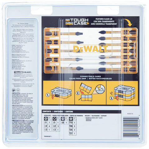 DEWALT FlexTorq 22pc extended torque zone demonstrates efficient torque transfer.