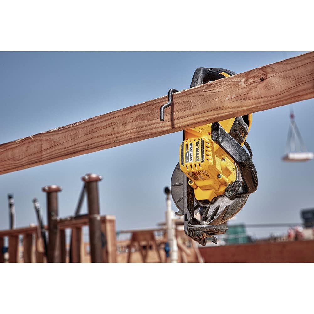 DEWALT depth of cut 2-7/16 inches at 90 degrees for framing
