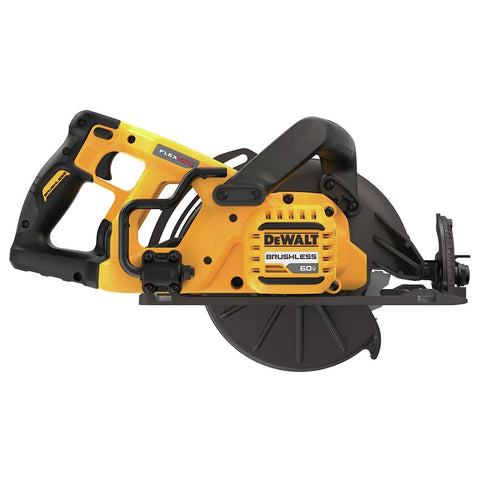 DEWALT magnesium shoe offers durability and smoother cuts