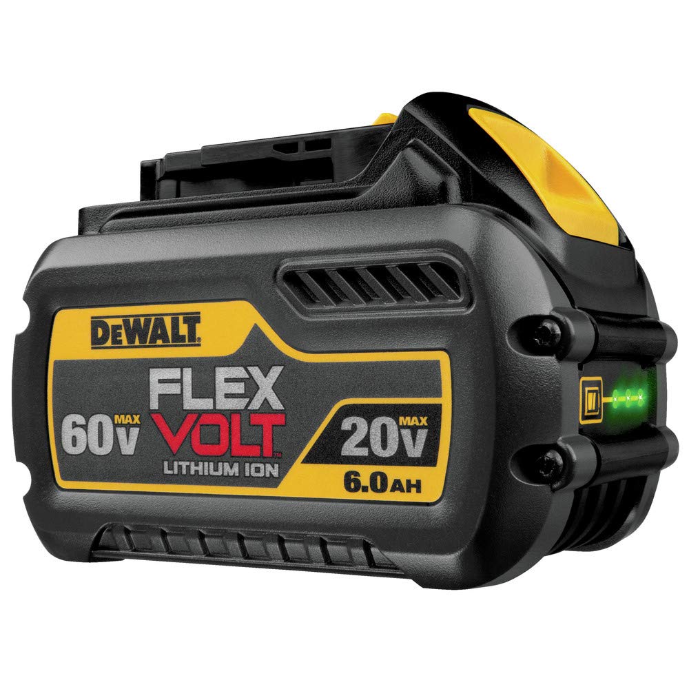 DEWALT DCB606 compatibility chart illustrating tri-platform use across voltages