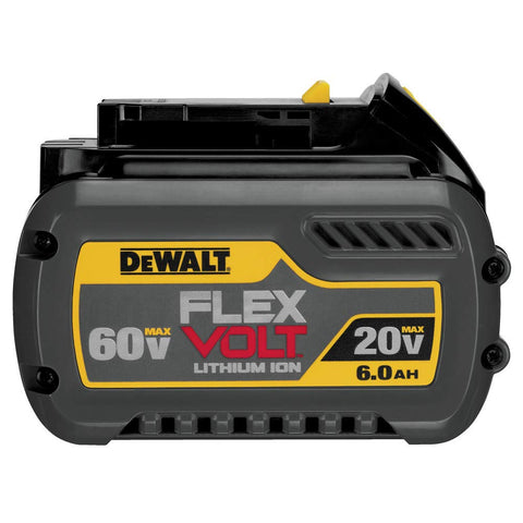 DEWALT DCB606 battery side view showing compact form for cordless versatility