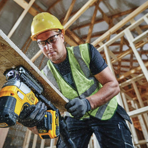 DEWALT jig saw no-mar shoe cover protects surfaces during cuts