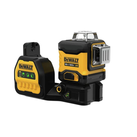 DEWALT laser level target card used for quick alignment checks