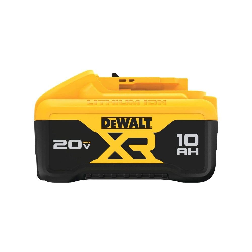 DEWALT LED Fuel Gauge indicator on battery to plan recharges clearly.