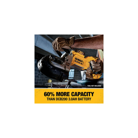 DEWALT lightweight 1.4 lb battery design for easy handling