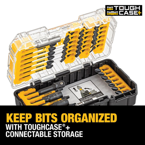 DEWALT magnetic screw lock sleeve minimizes drops during driving