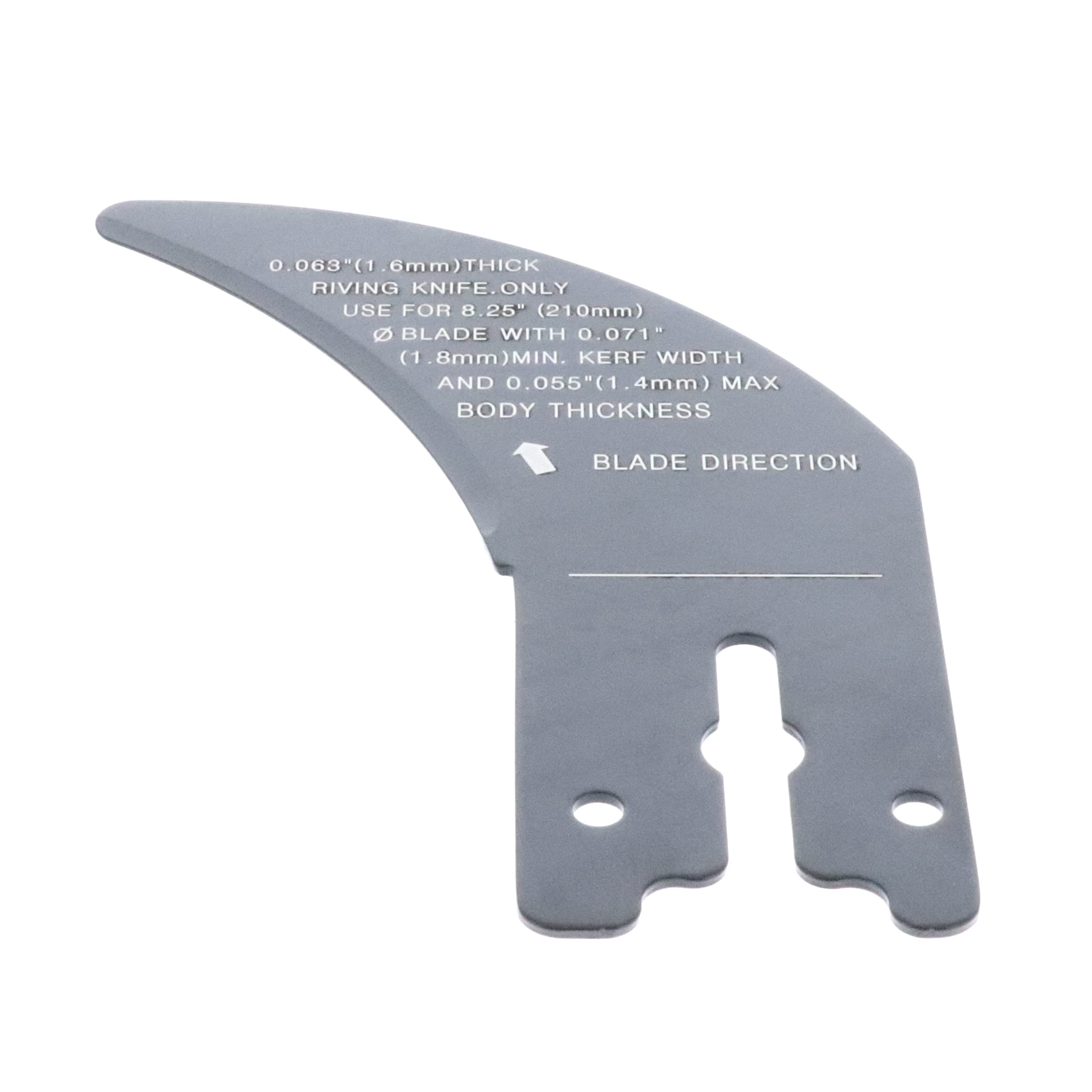 DeWalt N695948 riving knife for DWE7485—precise alignment and improved table-saw safety.