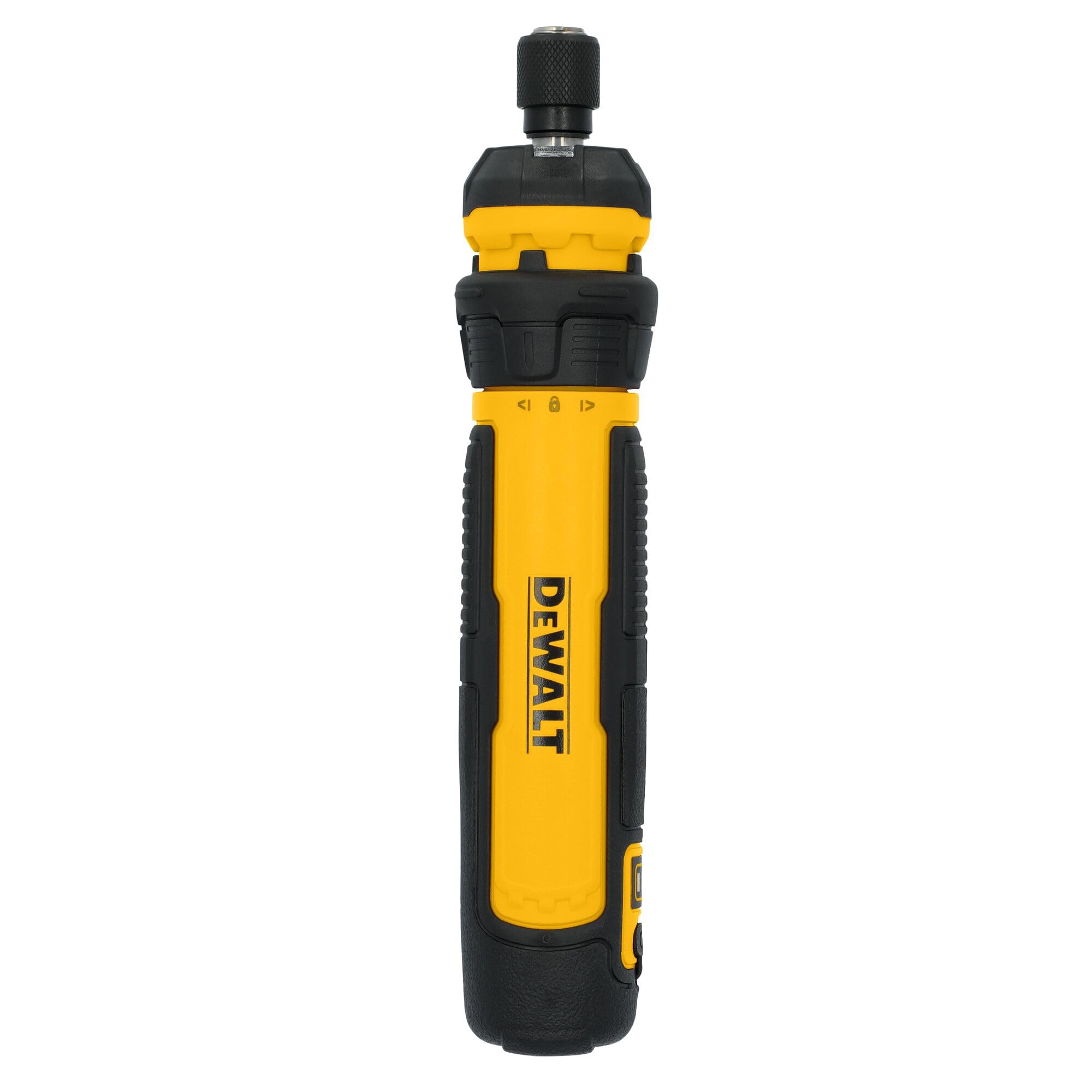 DEWALT onboard four-LED work light brightens dim workspaces.