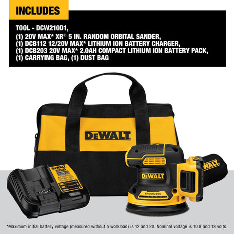 DEWALT dust bag attachment helps keep the workspace cleaner.