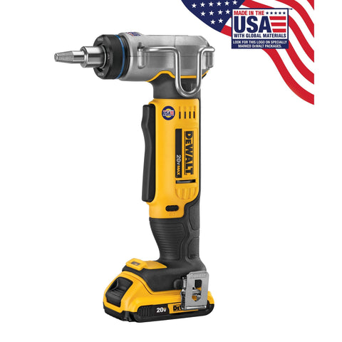 DEWALT PEX Expander compatible with Milwaukee and Uponor heads.