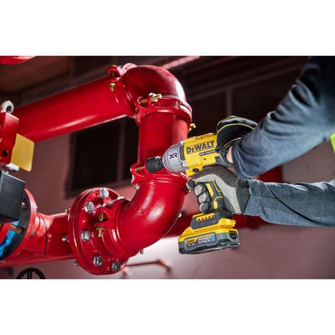 DEWALT Powerstack 20V Max 5Ah battery installed in tool.