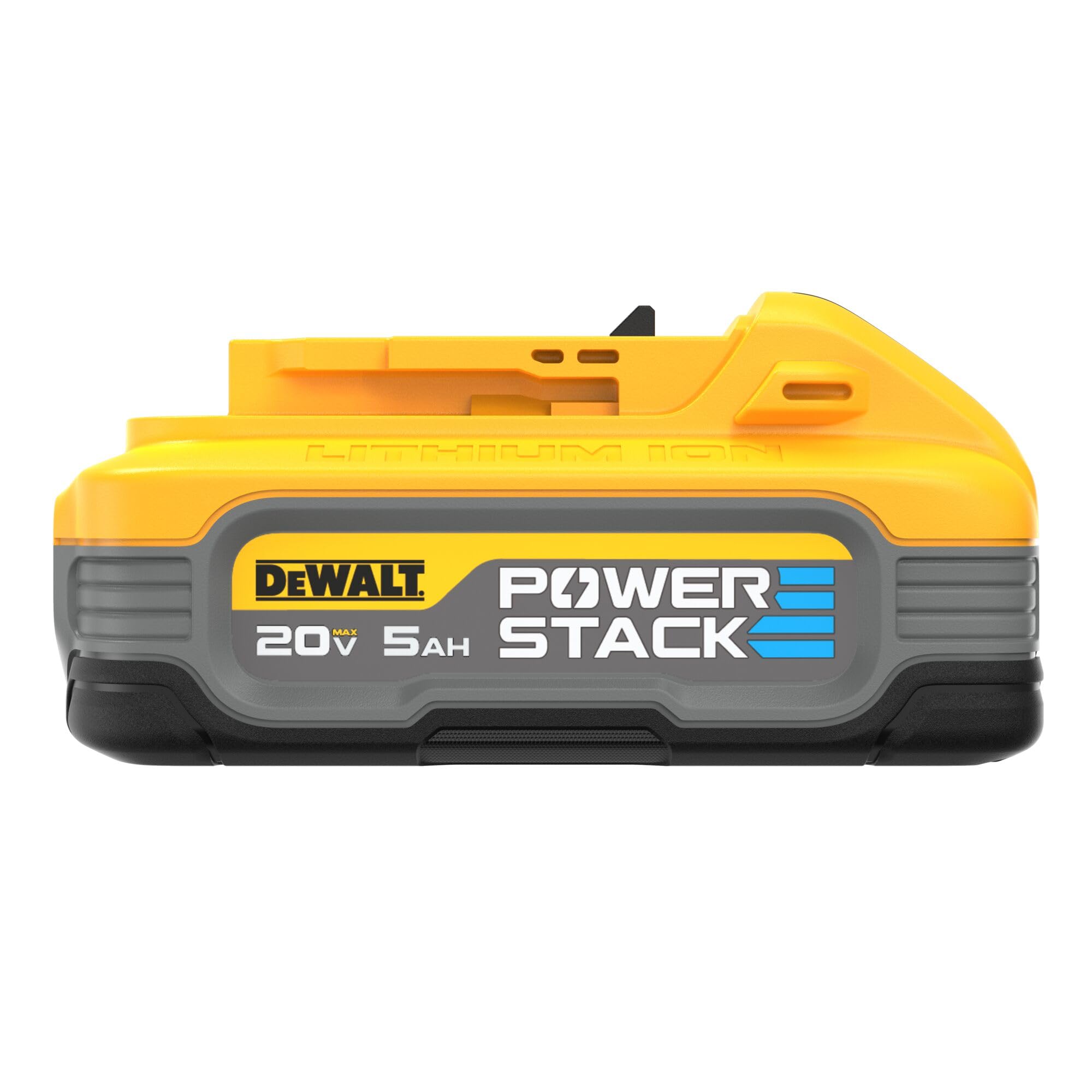 DEWALT PowerSTACK 5Ah battery durable design suitable for rugged sites