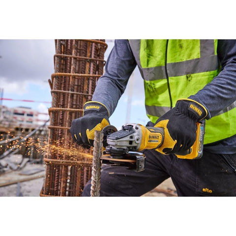 DEWALT Powerstack 5Ah battery in use in a cordless setup.