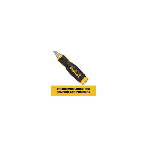 DEWALT Pro Wood Chisel Set 3 Piece in use woodworking shows clean mortises