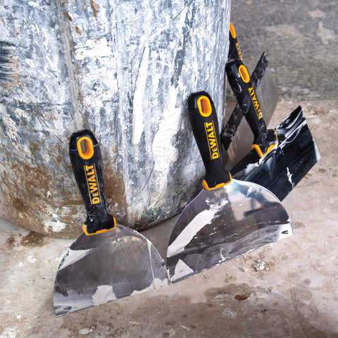 DEWALT 6-inch putty knife bonus for detailed filling.