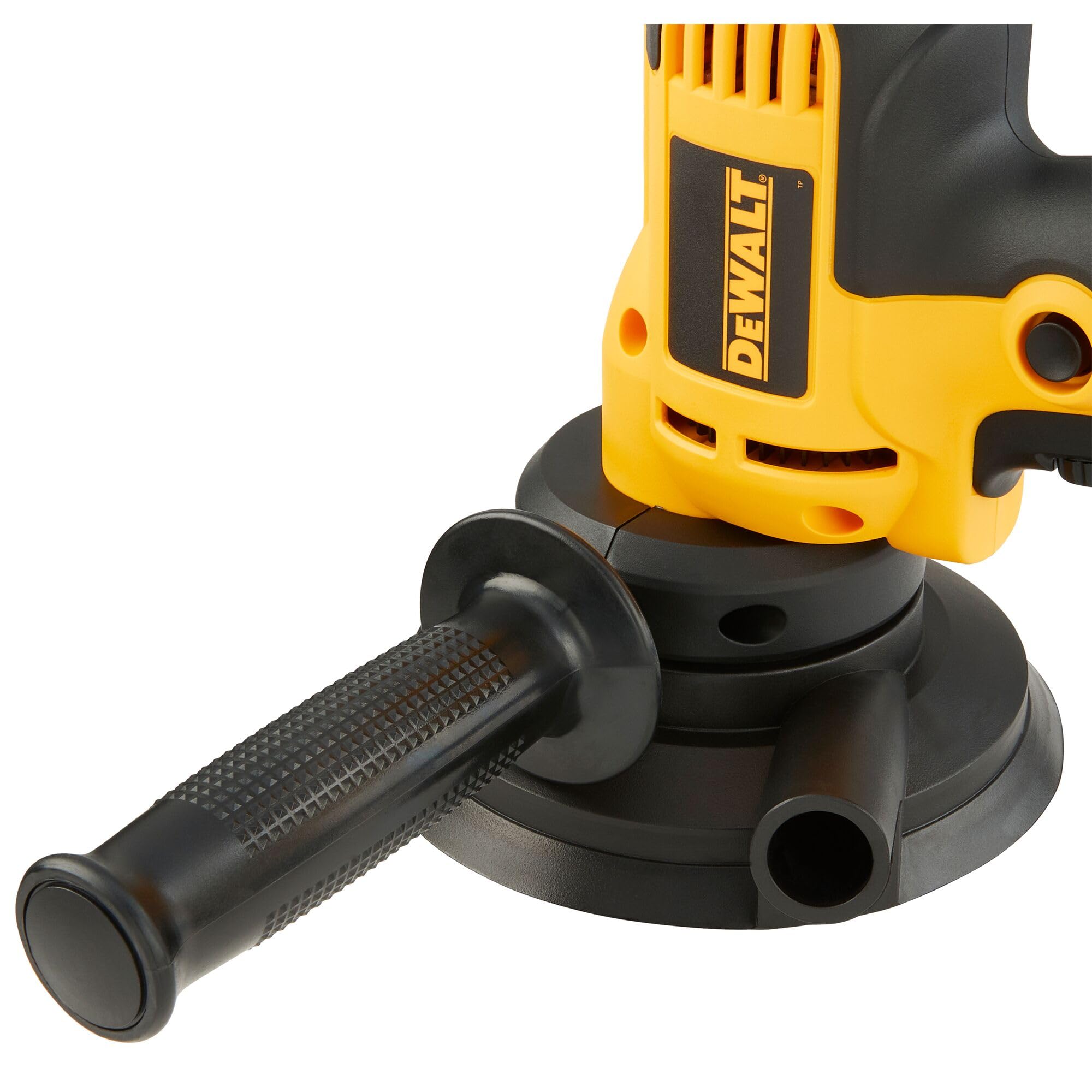 DEWALT sander mid-handle soft grip for reduced fatigue